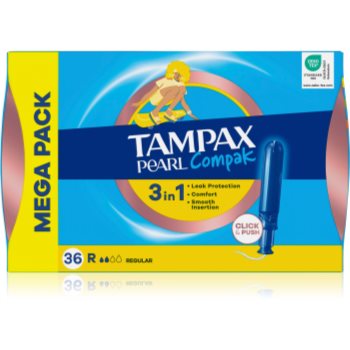 Tampax Pearl Compak Regular tampoane cu aplicator - imagine 2